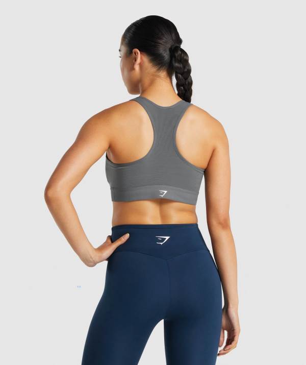 Damske Športové Podprsenky Gymshark Lightweight High Support Tmavo Siva | XS9280314
